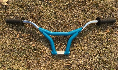 Haro Lineage Kneesaver Handlebar 8.5'' Turquoise/Chrome - BMX-Master-Sport  AME