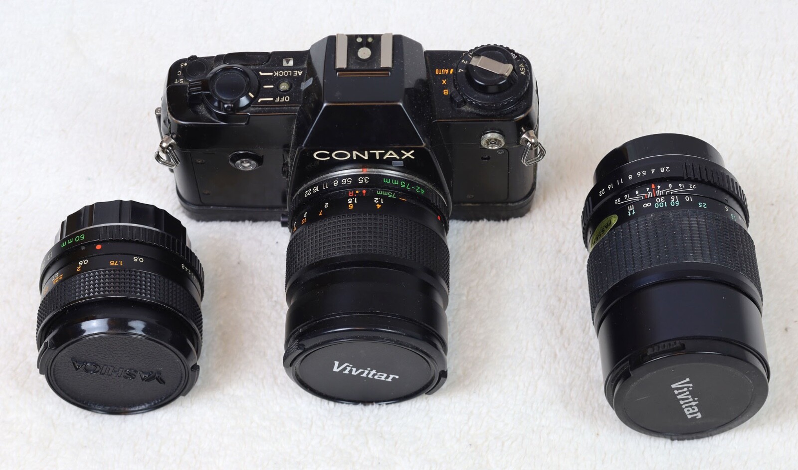 フィルムカメラ CONTAX 137MD QUARTZ + YASHICA ML 50mm F2 Yashica 50mm f2 ML - Lens – Kamerastore