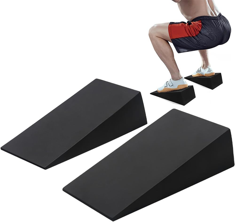 HYAVIA 2 Pack Squat Wedge Blocks – Non-Slip EVA Foam Slant Boards for Calf Raise