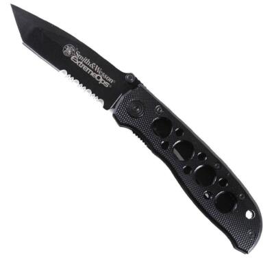 Smith & Wesson unisex adult Clam Smith Wesson Extreme Ops Tanto 40Ser 4 1In Clm,