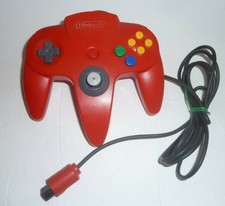 Official N64 Controller Red Nintendo 64 Remote Authentic Genuine OEM | eBay