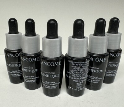6 Lancome Advanced Genifique Youth Activating Concentrate Serum 0.23 oz/7 ml Ea