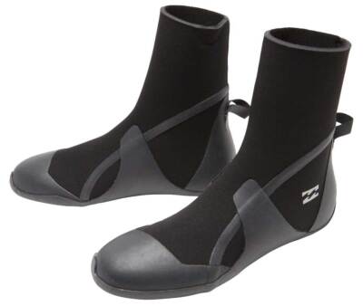 Ботинки для серфинга Billabong Absolute с круглым носком 5 мм — Black Hash — новые