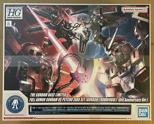 HG 1/144 Full Armor Gundam vs Psycho Zaku Thunderbolt 10th