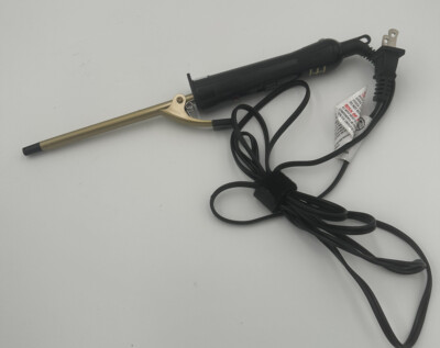 Hot and Hotter Gold Ceramic Curling Iron 1/4'' Tested
