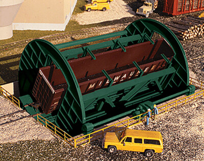 Walthers Cornerstone HO Scale Building/Structure Kit Rotary Dumper for Gondolas