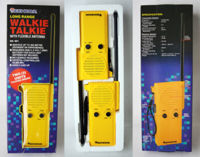 muque Vintage Telephone T (Mサイズ) Vtg Sprint Fold Up Walkie Talkies 4 Transistors 1990
