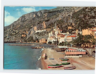 Postcard Panorama and beach, Amalfi, Italy