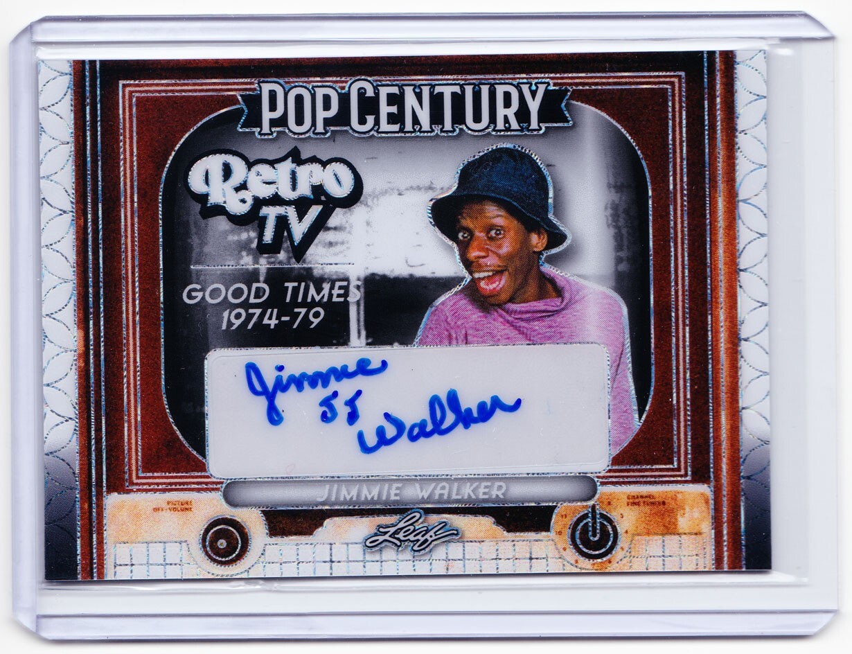 Jimmie JJ Walker 2024 Leaf Pop Century Autograph Card # 2/2