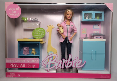 Barbie baby deals doctor games play
