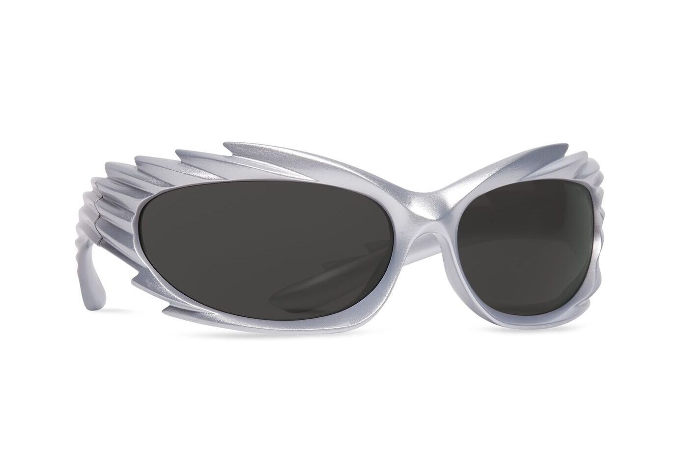 Pre-owned Balenciaga Spike Rectangle Sunglasses Bb0255s 003