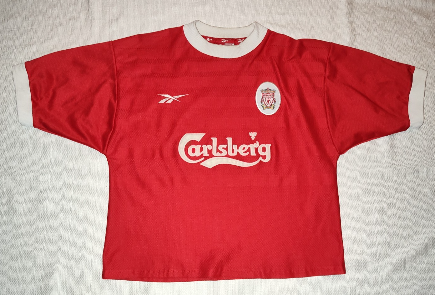 RARE Vintage Reebok Liverpool Soccer Jersey (ALTERED CROPPED