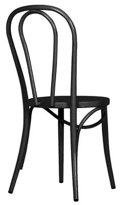 Side Chair in Black Finish - Set of 2 [ID 3289753]