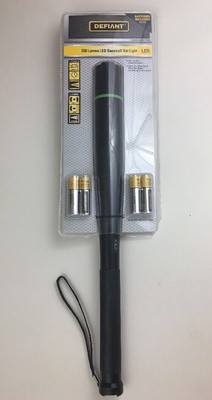 Defiant LED 350-Lumen Baseball Bat Light Ultra Bright Flashlight W/ Glow Ring