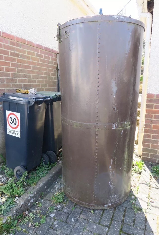 Antique Riveted water tank, butt in Swindon, Wiltshire Gumtree