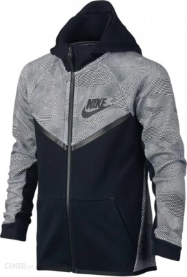 Nike Tech Pack Fleece Full Zip Hoodie Windrunner Jacket Black 840361 010 M