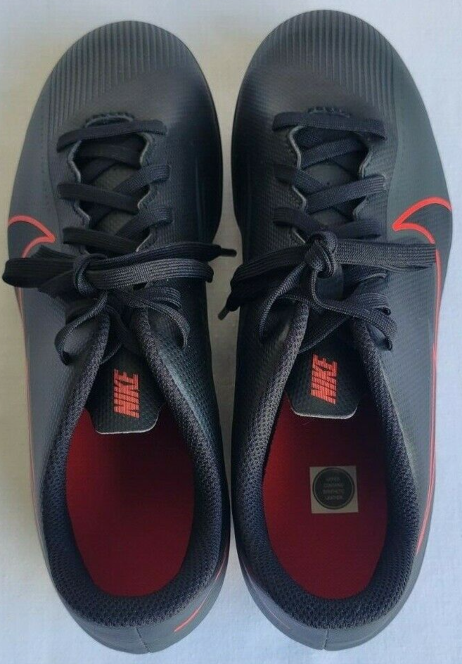 Youth Size 6Y Black Red Nike Mercurial Vapor 13 Club FG Soccer Cleats AT8161-060
