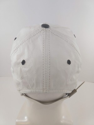 Dale Earnhardt Leather Cap Hat #3 GM Goodwrench Strapback