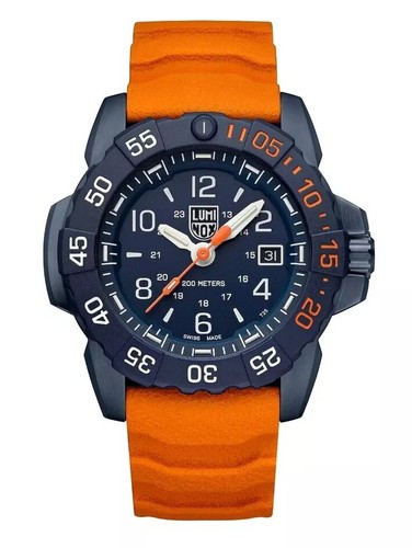 Pre-owned Luminox Navy Seal Foundation Back To The Blue Diver Watch 45mm Xs.3253.cbnsf.set