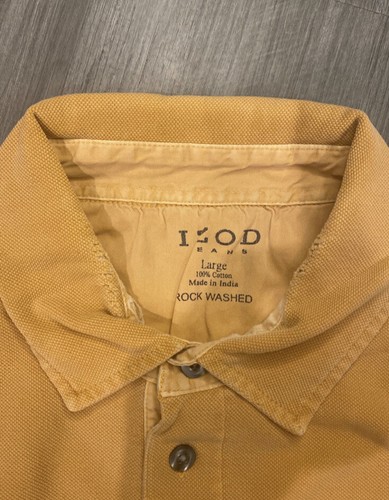 Izod Jeans Rock Washed Polo - Size Large
