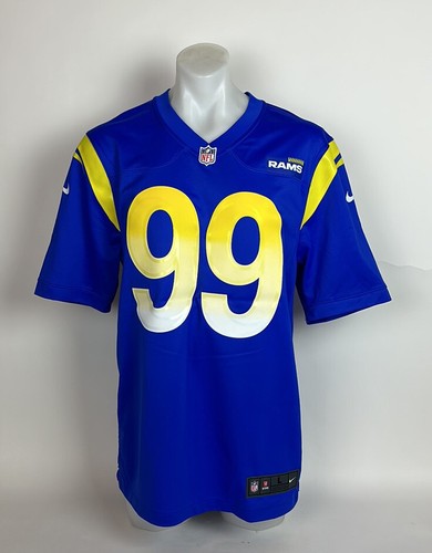 【新品タグ付】ロサンゼルス・ラムズ ドナルド 99 ユニフォーム M　ナイキ 2020-23 LA Rams Donald #99 Nike Game Home Jersey (XXL)