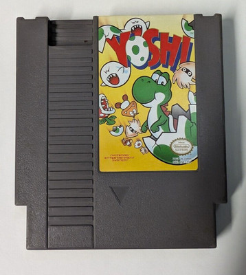 Vintage Yoshi Nintendo NES Video Game Cartridge Only - TESTED WORKING