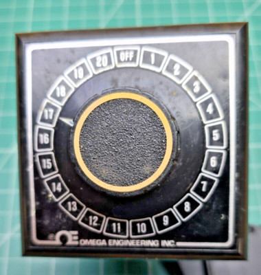 1 Each Omega Engineering OSW3-20 20 Position Rotary Thermocouple Selector Switch