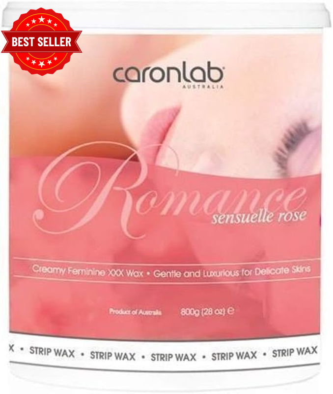 Romance Strip Wax Microwaveable 800Ml | Rosin Free & Vegan | Titanium Dioxide |