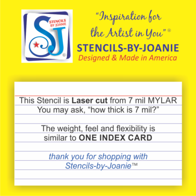 Winter Stencil In Doubt Look Up Snowman Star Country Home Art DIY Craft Signs