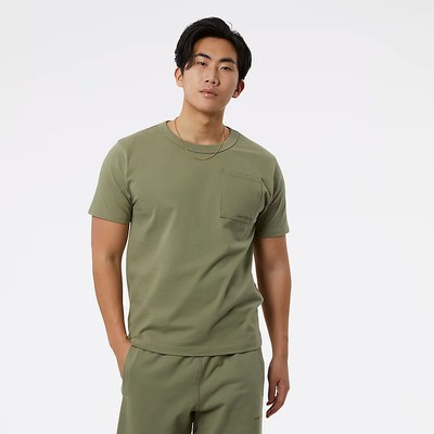 

Мужская футболка New Balance Athletics Nature State SS Lifestyle с оливковым листом, Зеленый, New Balance Athletics Nature State SS Lifestyle T-Shirt