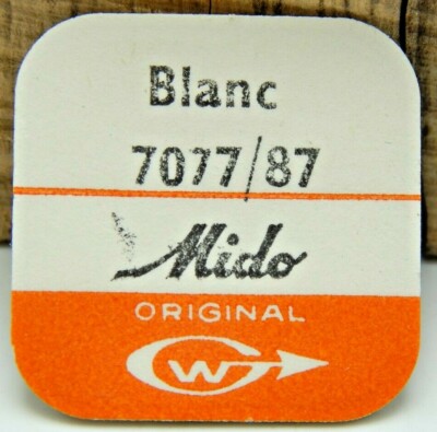 Vintage Sealed NEW OLD STOCK original Mido Crown 7077/87 2 piece waterproof