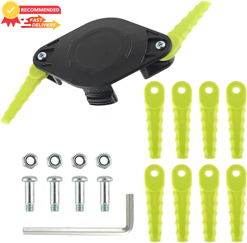 RYOBI Bladed Head for 18V 24V 40V Trimmers ACFHRL2 A14RL3A + 10 Blades
