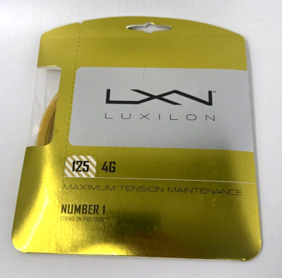 Luxilon 4G  125 (16L Guage) Tennis String - Brand New