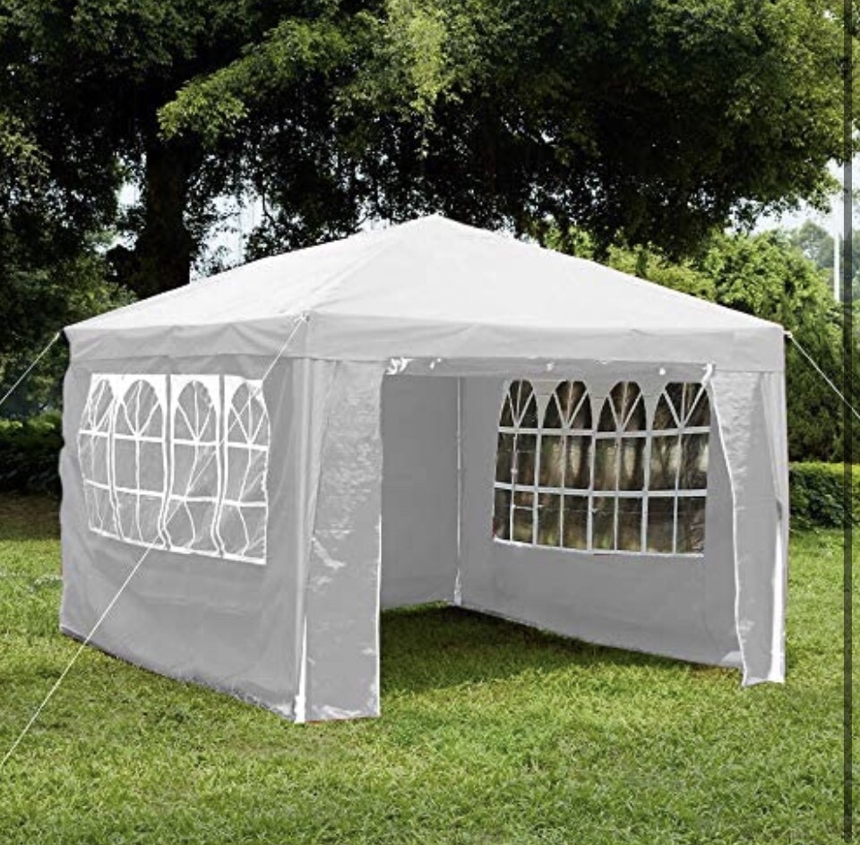 Gazebo 4x3 metre white steel structure PE coverings in Stevenage, Hertfordshire Gumtree