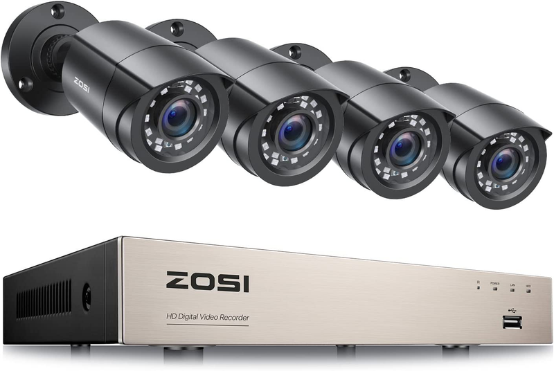 8CH 1080P Security Camera System Outdoor,H.265+ 8-Channel HD