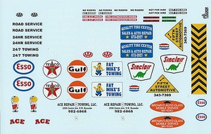 Gofer Racing 1 24 1 25 1 18 Scale Model Car Decal Set for Service ...