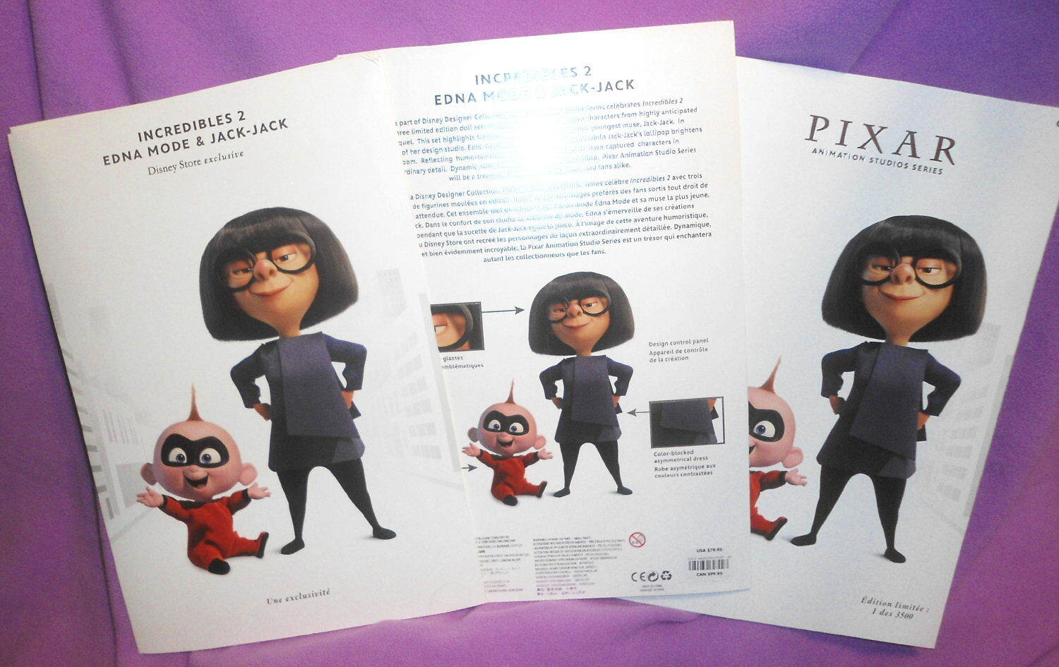 Disney - ena Disney Pixar Generations Designer Collection PIXAR Animation
