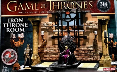 McFarlane Toys Game of Thrones Iron Throne Room Construction Block Building Set