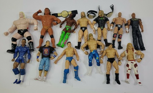 WCW フィギュア セット Mattel Jakks Wrestling Figure lot WWE WCW WWF 13 figures and