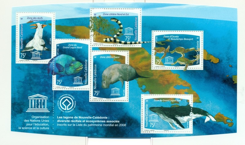 Faune Des Lagons - Lagoon Sea Life Of New Caledonia 2008 Block