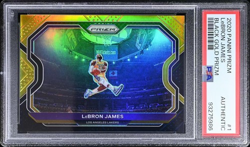 その他 Lebron James Kobe tribute Dunk PSA 9 2020 Panini Prizm #1 LeBron James Kobe Tribute Dunk PSA 9
