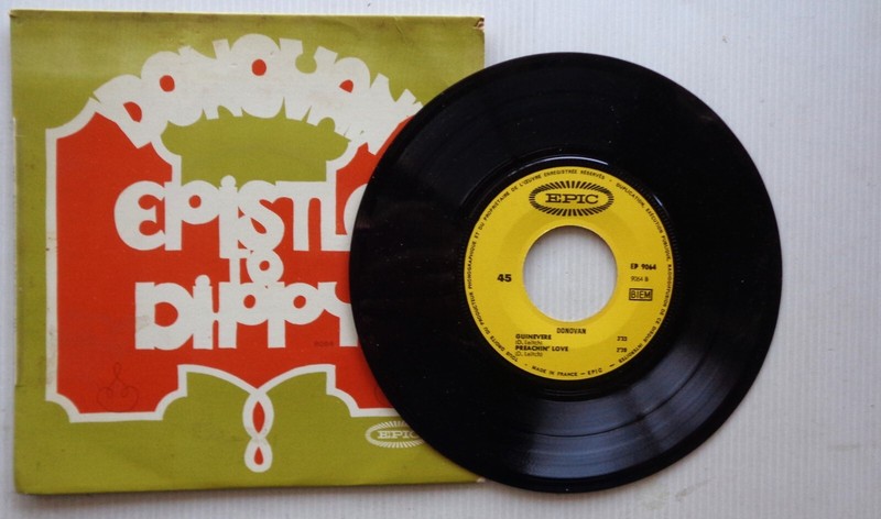 Donovan 45t Ep9064 AnnÃ©E 1960 Epic -Epistle To Dippy