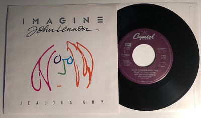 John Lennon / Nobody Told Me & I'm Stepping Out / Double-hit 45rpm / 1990 / Mint