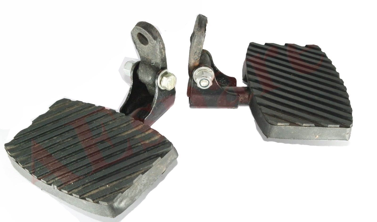 New Foot Pegs Footrest Black Pair for Avanti Luna Moped 