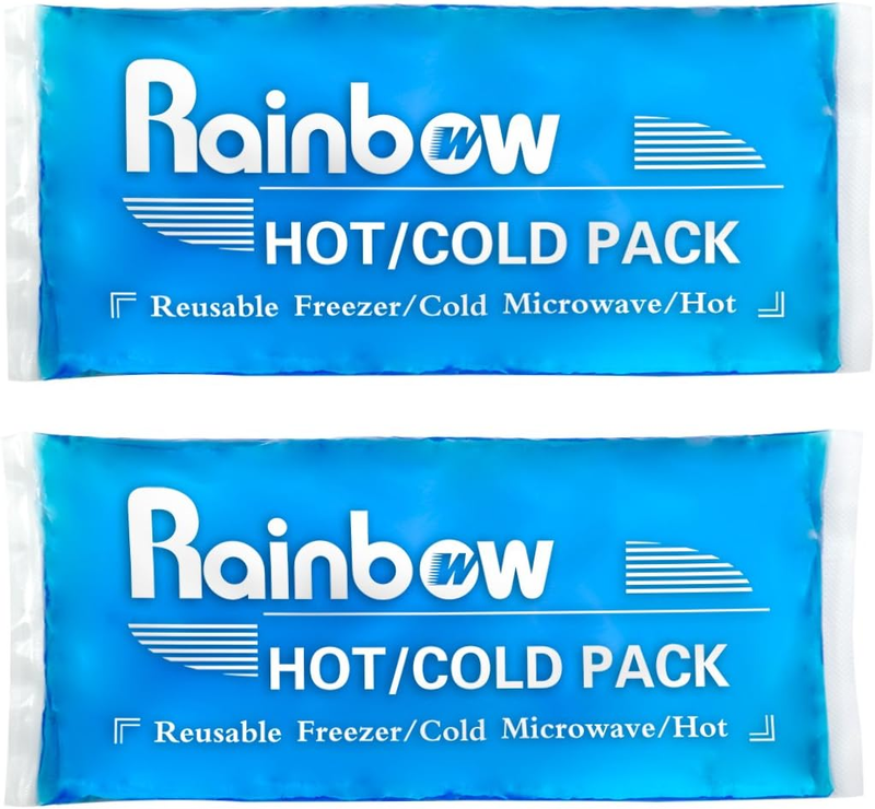 Soft Ice Packs Reusable Gel Pack 2, Hot and Cold Gel Ice Packs for Injuries, Hea