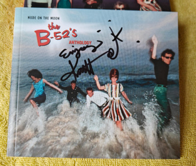 The B-52's - Nude On The Moon: The B-52's Anthology SIGNED Insert (Please Read)