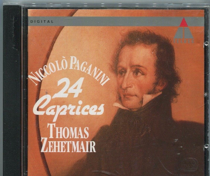 Cd Thomas Zehetmair: Paganini - 24 Caprices (Teldec) 1993