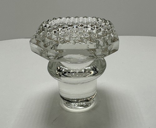 Vintage Crystal Bottle Decanter / Perfume Bottle Stopper Topper