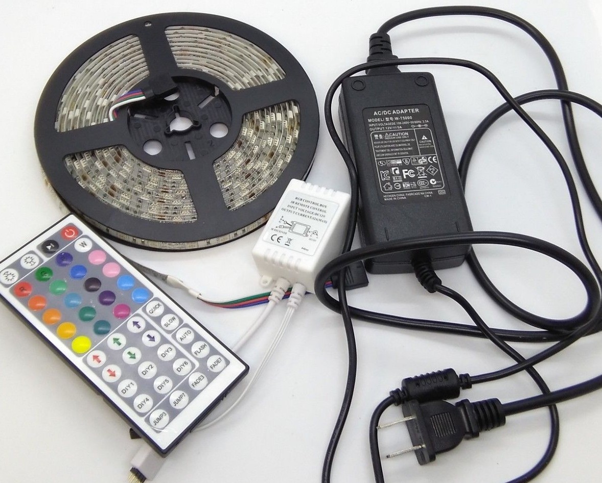 Vinus RGB Flexible LED Strip Light Lamp 16.4' 5050 SMD 5M 300LEDs Waterproof ZB1