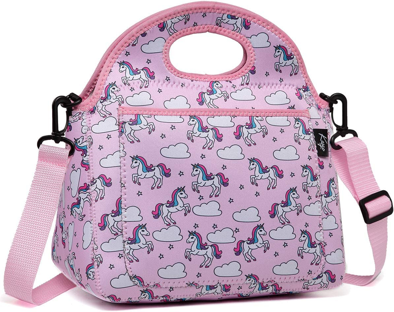 For Girls Kids Lunch Tote With Front Pock